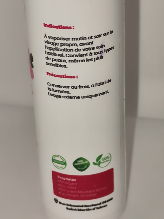 Hydrolat de Rose de Damas - 100% Pure & Naturel - Visage & Yeux - 100ml