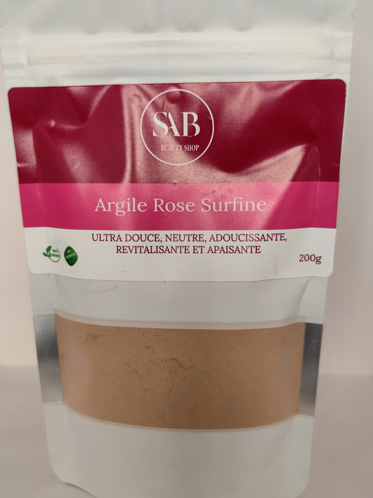 Poudre d'argile Rose Naturelle - Soin Visage Apaisant & Eclat- 200g