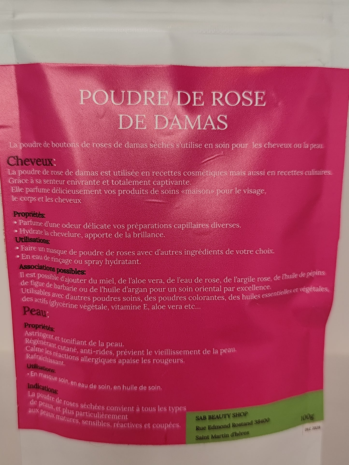 Poudre de rose de Damas